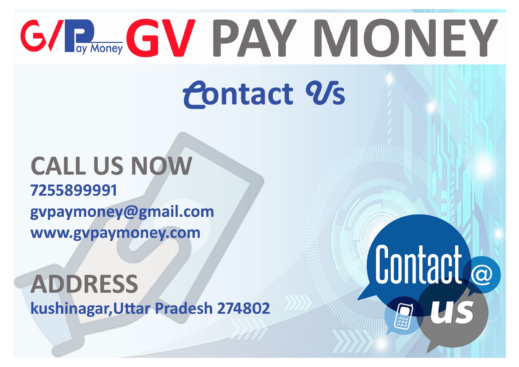 GV Pay Money