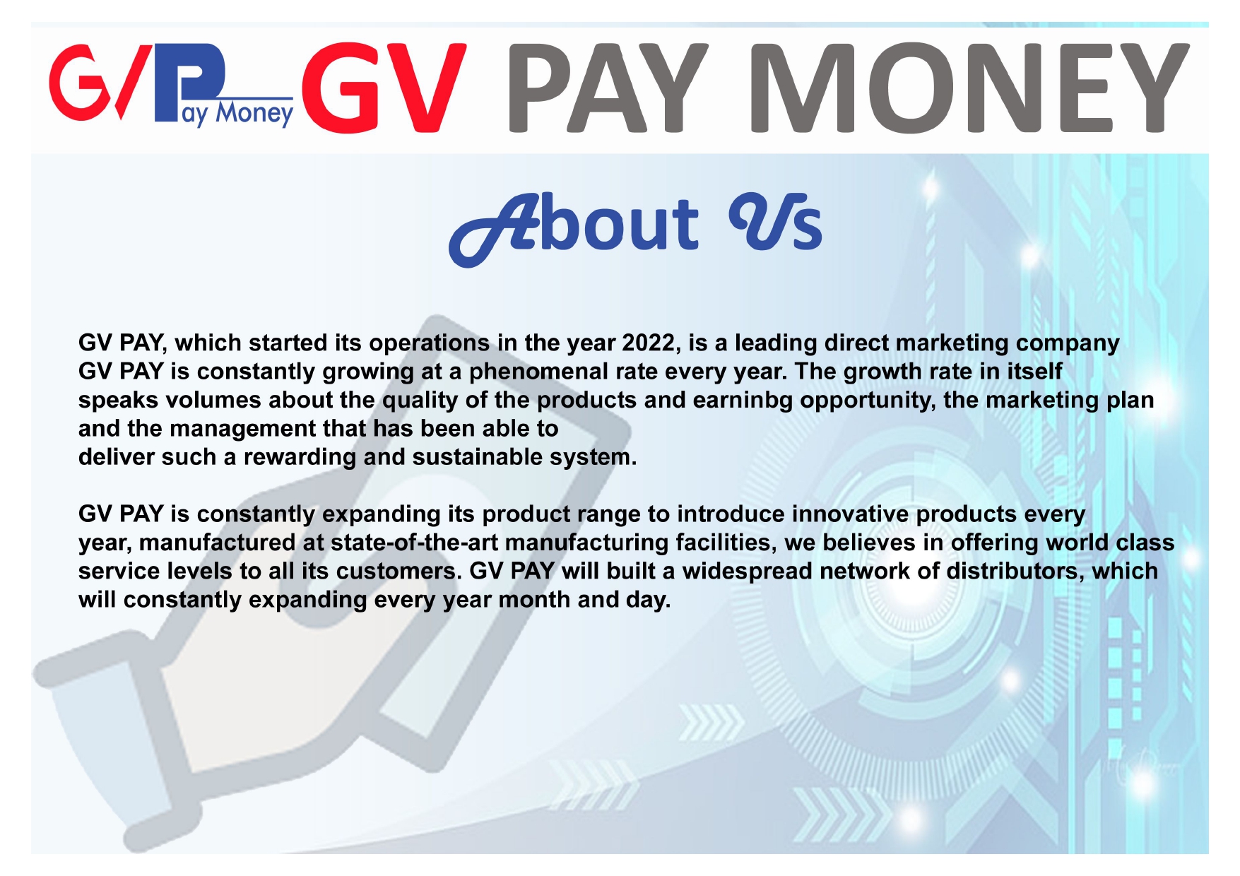 GV Pay Money